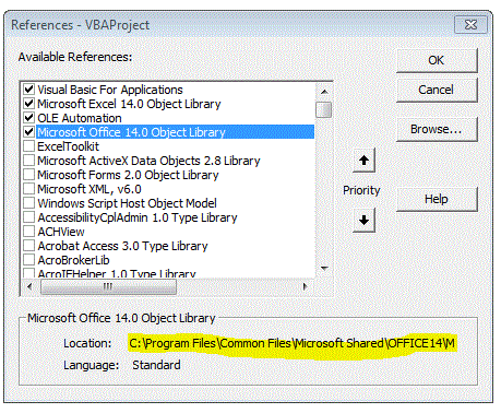 activex data objects library